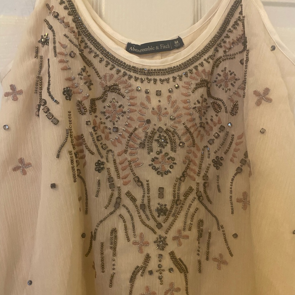 Satin, lace, and sequin tank top!!